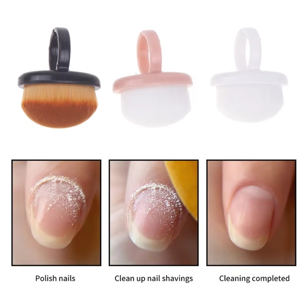 Nail Art For Men - 조절 가능한 타원형 네일 아트 먼지