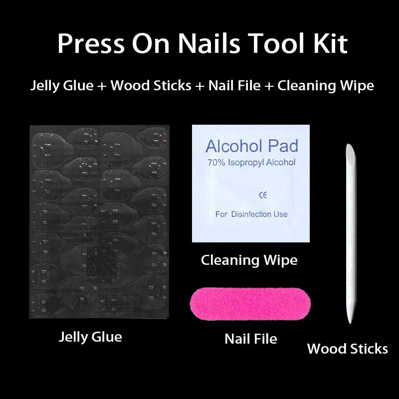 Nail Art Jelly - 네일 접착 탭 젤리 접착제 스티커,