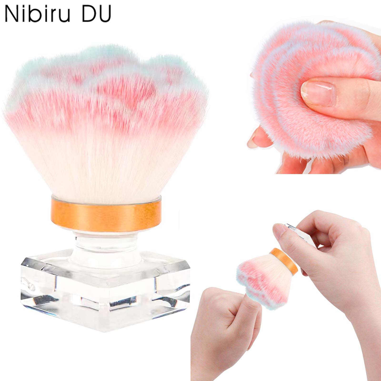 Nail Art For Men - 네일 아트 장미 모양의 다이아몬드 브러쉬