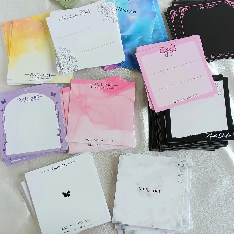 Nail Art Quotes - ● 20매 프레스온 네일 바닥용 나비