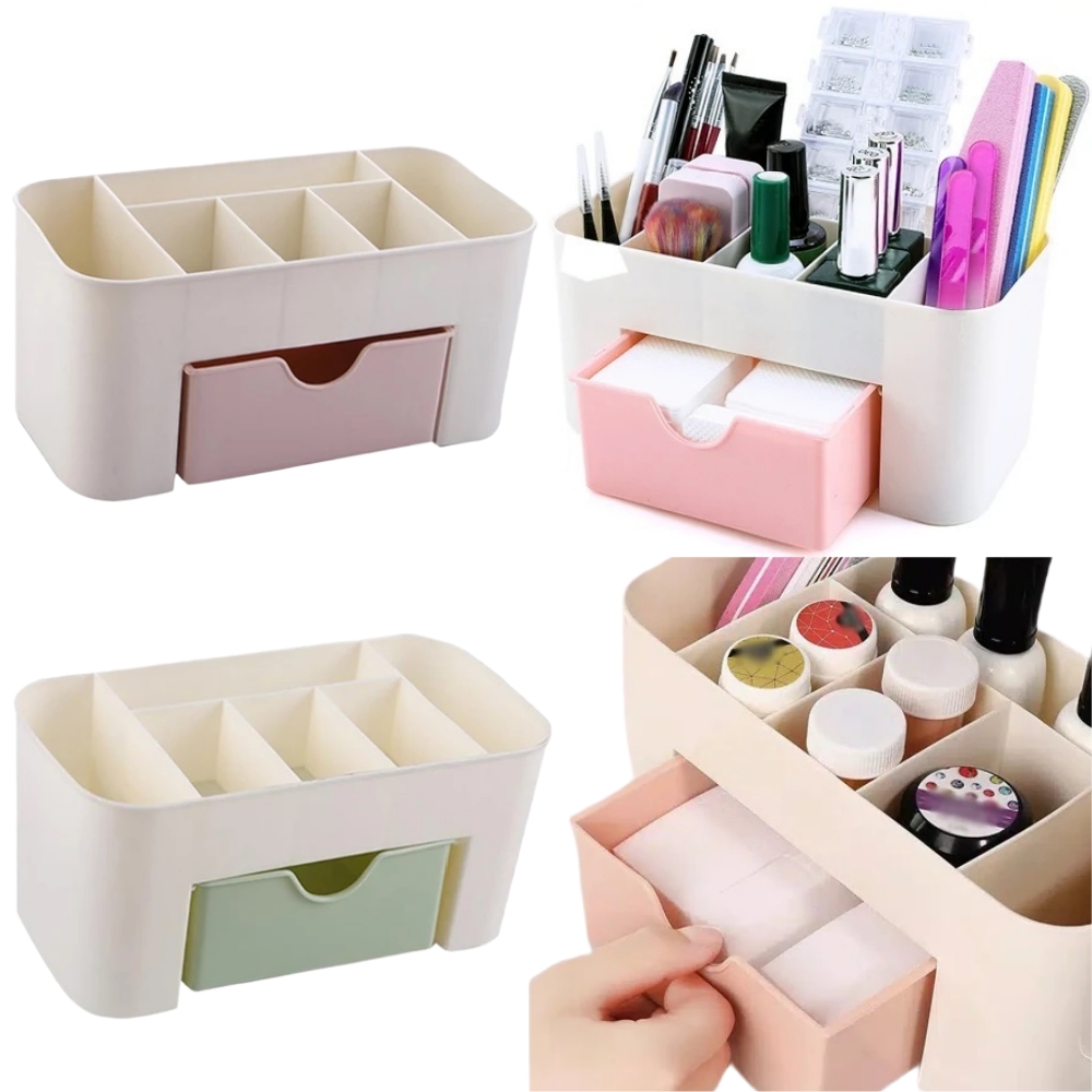 Nail Art Kaki - 네일 아트 주최자 데스크탑 서랍 화장품
