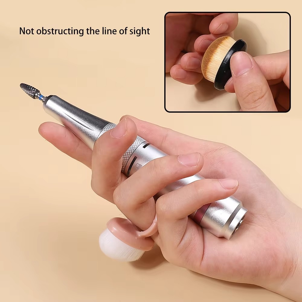 조절 가능한 타원형 네일 아트 먼지 브러쉬 젤 먼지 청 - Nail Art For Men 리뷰 및 가격