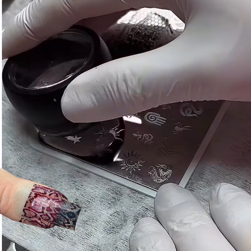 동물 이미지 뱀 레오파드 네일 스탬핑, 호랑이 얼룩말  - Nail Art Zebra 리뷰 및 가격