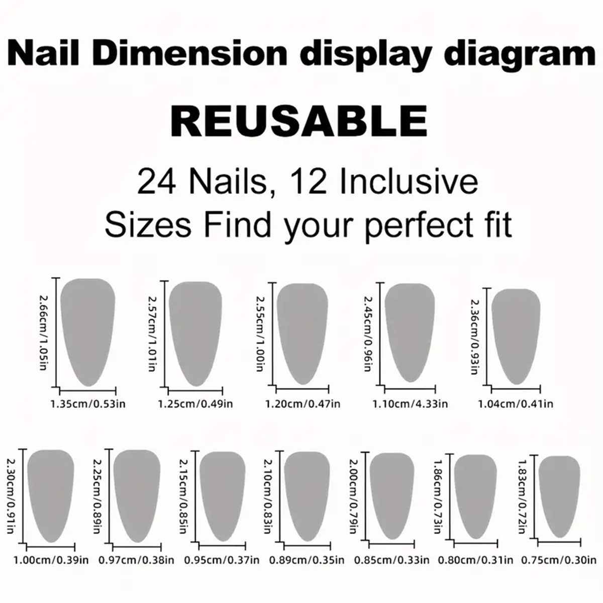 24개 아몬드 모양 프레스온 네일, 누드 프렌치 페이크 - Nail Art Jelly 리뷰 및 가격