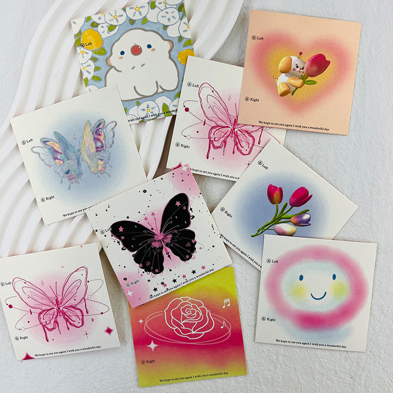 50개 6.5x6.5cm 8x8cm 프레스온 네일 카드 - Nail Art Quotes 리뷰 및 가격