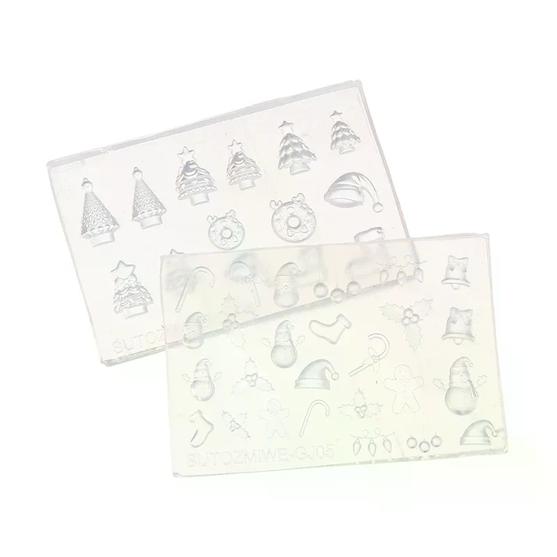 DIY 네일 아트를위한 3D 실리콘 네일 몰드 크리스마 - Nail Art For Men 리뷰 및 가격
