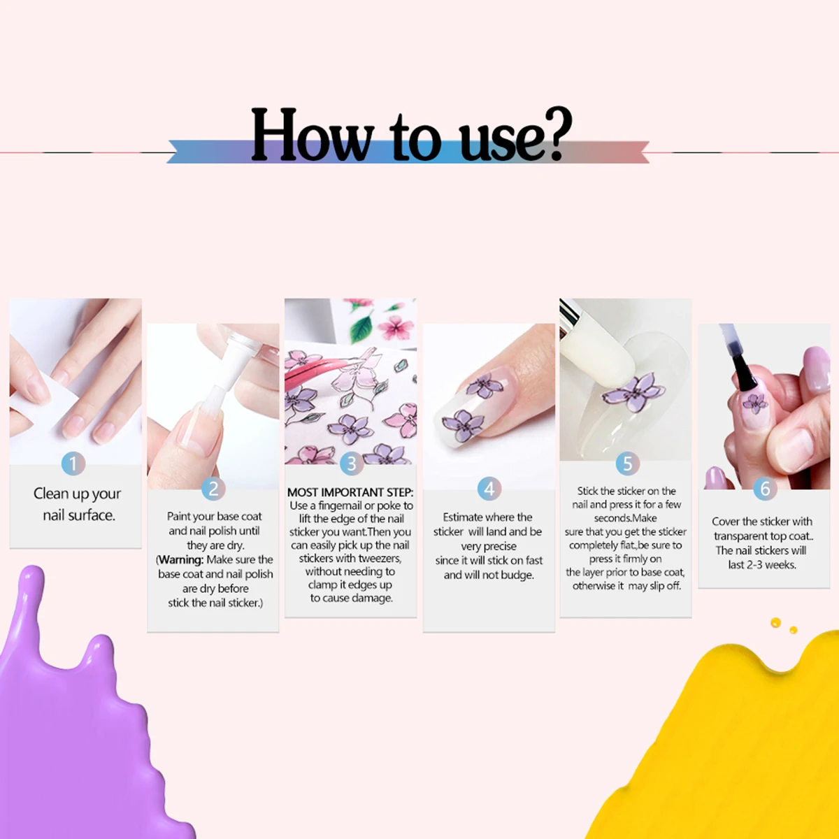 나비 얼룩말 러브 디자인 네일 아트 스티커, 네일 장식 - Nail Art Zebra Design 리뷰 및 가격